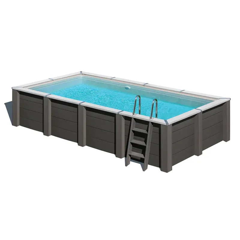 Top-Angebot Composite Rechteckpool-SET 5,95 x 3,15 x 1,26 m + LED