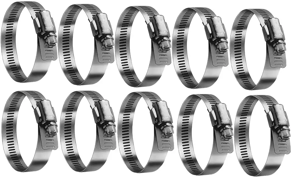 10 Stück Schlauchschellen 32-50 mm Edelstahl Billig