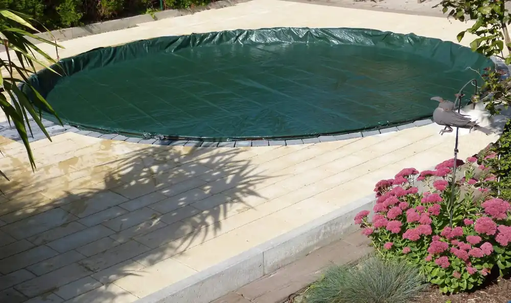 Kostenloser Versand Winter- und Sommerabdeckung grün für Pool bis Ø 3,66 m