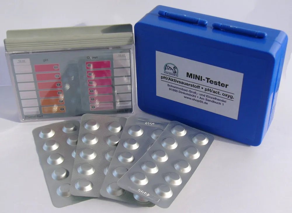 Beliebt Pooltester Mini für Sauerstoff und pH
