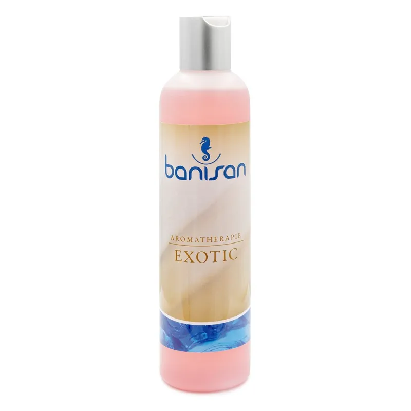 Banisan Badezusatz Exotic, Aromatherapie 250 ml, ergiebig, nicht schäumende Rezeptur für Whirlpools Aktuell