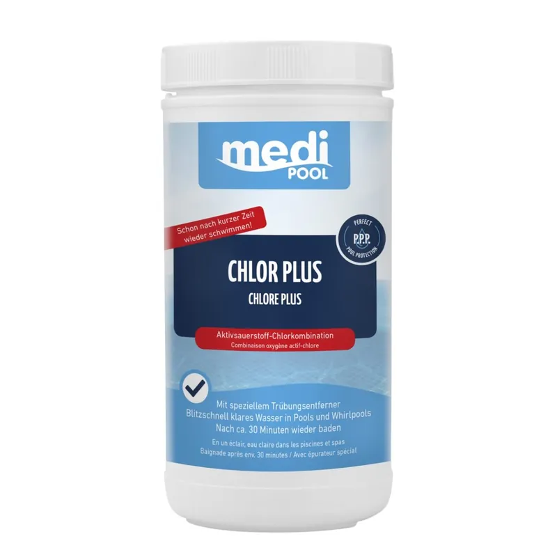 Kostenloser Versand mediPOOL Chlor Plus 1 kg