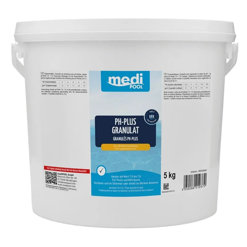 mediPOOL pH-Plus Granulat 5 KG Letzte Chance