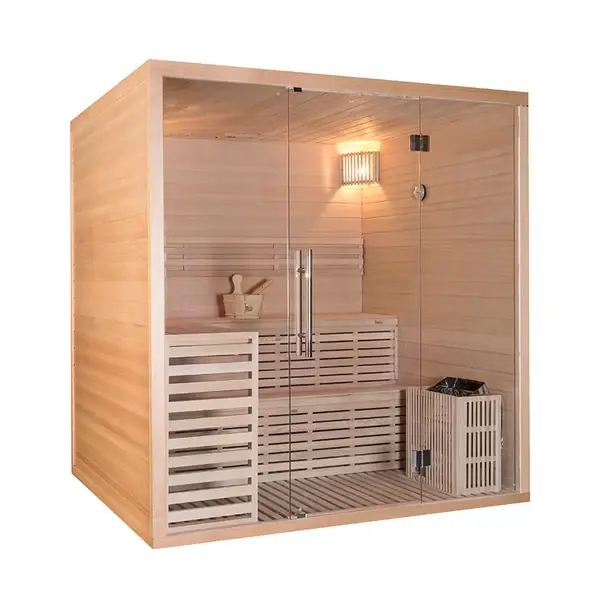 Saisonangebot Serenis finnische Sauna 180×150×210 cm